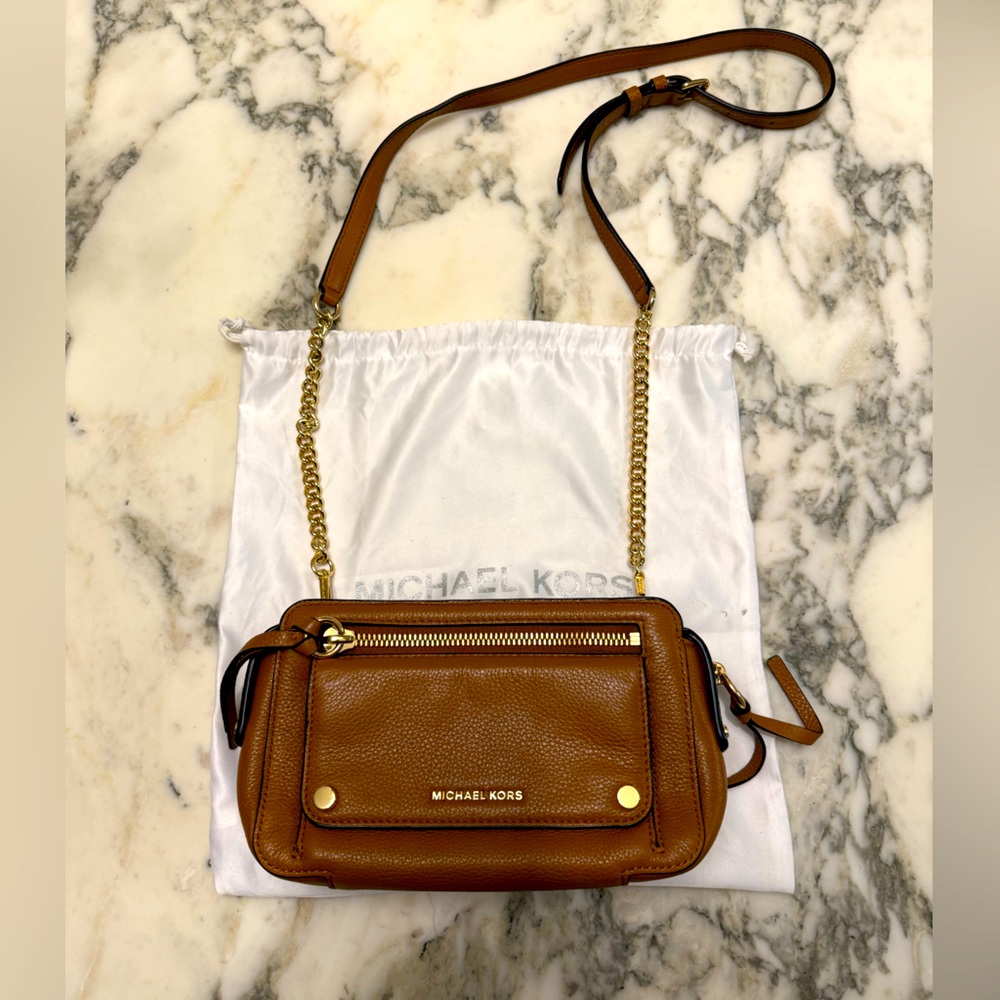 Michael Kors leather crossbody bag